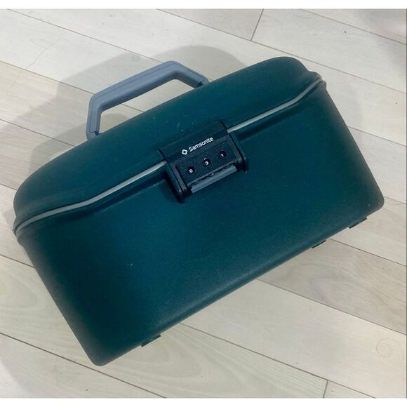 Vintage Samsonite Oyster GLS  Luggage Train Case Carry-On Combination Lock Made - Picture 5 of 8